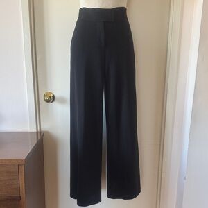 Carolina Herrera Classic Black Wide-Leg Pants 6